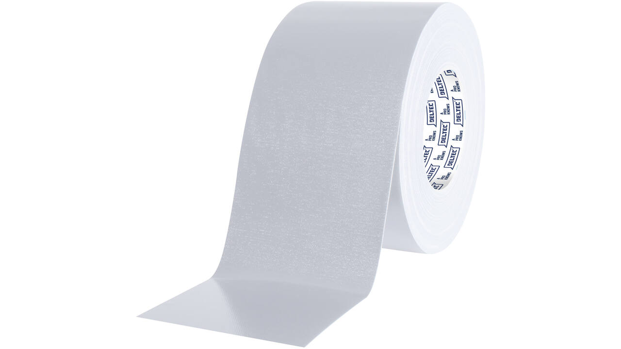 Deltec gaffertape pro wit 100mm x 50m