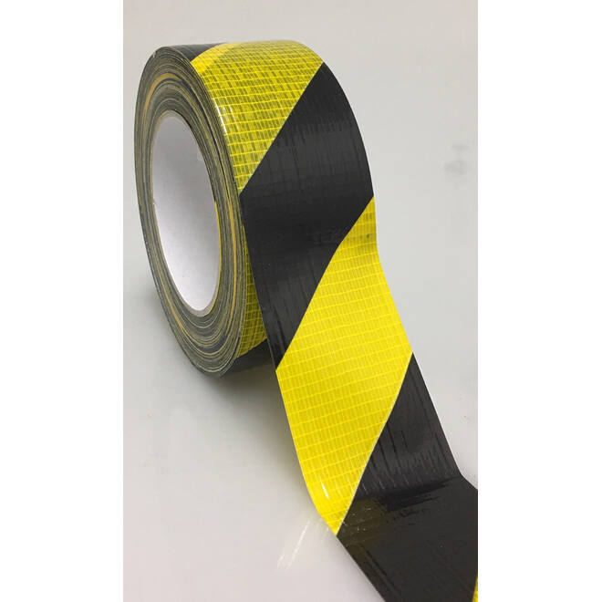 Ducttape geel/zwart